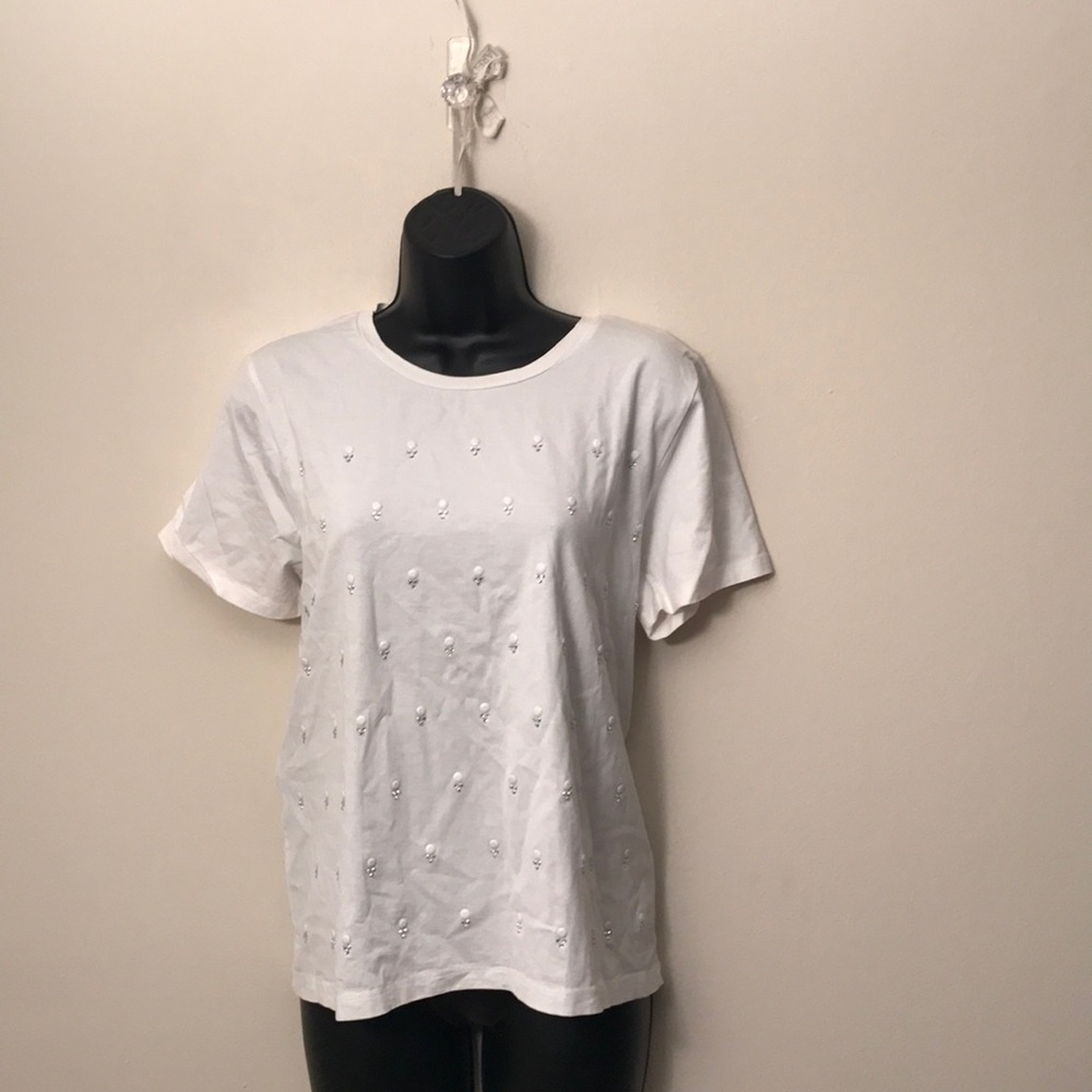 ❤️🔥J. CREW: Essential Crystal Tee
